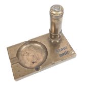 WWII SECOND WORLD WAR GERMAN PATRIOTIC ASHTRAY & LIGHTER