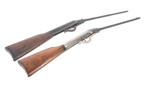TWO EARLY 20TH CENTURY GERMAN BREAK BARREL AIR RIFLES