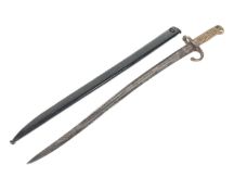 19TH CENTURY FRENCH CHASSEPOT RIFLE BAYONET