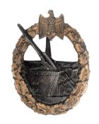 SECOND WORLD WAR GERMAN KRIEGSMARINE COASTAL ARTILLERY BADGE