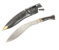 VINTAGE NEPALESE KUKRI KNIFE DAGGER