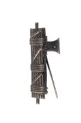 WWII SECOND WORLD WAR BRITISH UNION OF FASCISTS BADGE