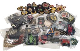 LARGE COLLECTION OF MILITARY UNIFORM PATCHES