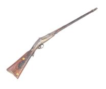EARLY 19TH CENTURY RE-BARRELLED PERCUSSION CAP RIFLE
