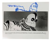 THE IRON GIANT - FILM STILL SIGNED BY RICHARD BAZLEY