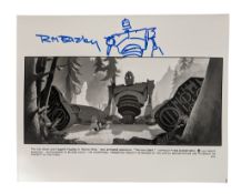 THE IRON GIANT - FILM STILL SIGNED BY RICHARD BAZLEY