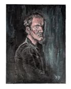 RICHARD BAZLEY (B.1962) - 'TARANTINO' - ORIGINAL ACRYLIC PAINTING