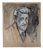 RICHARD BAZLEY (B.1962) - 'DAVID LYNCH' - ORIGINAL PAINTING