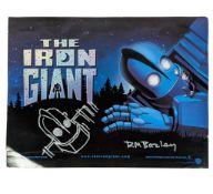 THE IRON GIANT - MOVIE POSTER SIGNED BY RICHARD BAZLEY