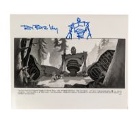 THE IRON GIANT - FILM STILL SIGNED BY RICHARD BAZLEY