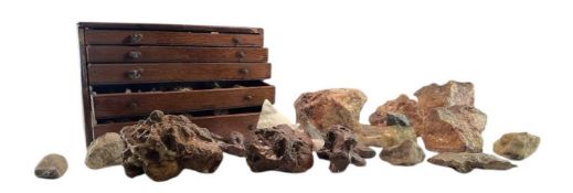 MIXED MINERALS & HARDSTONES SAMPLES FROM THE GOLDEN VALLEY OCHER