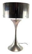 HOLLYWOOD REGENCY MID CENTURY ALUMINIUM DESK TABLE LAMP