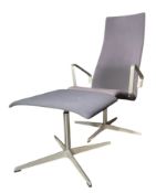 ARNE JACOBSEN FOR FRITZ HANSEN - OXFORD - 2005 DESIGNER SWIVEL CHAIR