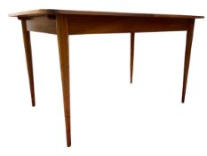 BRITISH DESIGN MID CENTURY EXTENDING RECTANGULAR DINING TABLE