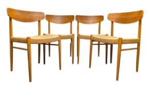 ARNE HOVMAND-OLSEN FOR MOGENS KOLD - SET OF FOUR DINING CHAIRS