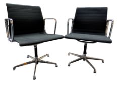 EAMES FOR VITRA - MODEL EA 108 - PAIR OF OFFICE DESK CHAIRS