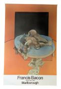 AFTER FRANCIS BACON - VINTAGE C. 1980 EXHIBITION POSTER AT THE MARLBOROUGH GALLERY