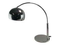 MANNER OF SERGIO ASTI'S VENTICINQUE LAMP - 20TH CENTURY CHROME DESK TABLE LAMP
