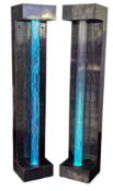 LARGE PAIR OF 20TH CENTURY PLASMA TUBE LIGHTS