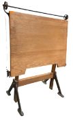 VINTAGE MID CENTURY DRAFTMAN'S / DRAFTING ADJUSTABLE TABLE