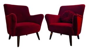 DESIGNERS GUILD - GEORGIA - PAIR OF HIGH-END DESIGNER ARMCHAIRS