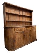 LARGE 19TH CENTURY VICTORIAN COUNTRY HOUSE KITCHEN DRESSER