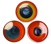POOLE POTTERY - THE PLANETS - SELECTION OF THREE CHARGERS