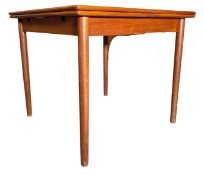 RETRO MID CENTURY DANISH DESIGNER TEAK EXTENDING DINING TABLE