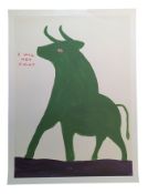 AFTER DAVID SHRIGLEY - I WILL NOT FIGHT - OFFSET LITHOGRAPH POSTER