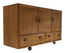 ERCOL - WINDSOR - MODEL 468 - MID CENTURY ELM WOOD SIDEBOARD
