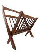 ERNEST SOHN FO RETCO - MID CENTURY DANISH TEAK WOOD MAGAZINE RACK