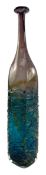 ERIC DOBSON FOR MDINA - 1970S STUDIO ART GLASS BOTTLE VASE