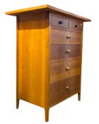 CONRAN SHOP - LATE 20TH CENTURY DESIGNER SOLID CHERRY WOOD CHEST