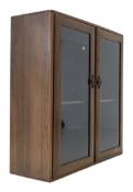 ERCOL - WINDSOR RANGE - MID CENTURY 1970S ELM WALL CABINET