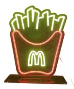 MCDONALD'S - MODERN LED NEON SIGN IN THE FORM OF FRIES