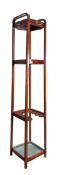 EARLY 20TH CENTURY 1930S MAHOGANY HALL STAND/COAT STAND