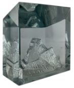 LARS BÖRNESSON / RUNE STRAND FOR STROMBERG - SWEDISH GLASS ICEBERG