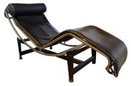 AFTER LE CORBUSIER - CASSINA TYPE LC4 CHAISE LOUNGE CHAIR
