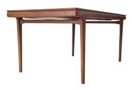 ARNE HOVMAND OLSEN FOR MOGENS KOLD - MID CENTURY DANISH TEAK DINING TABLE