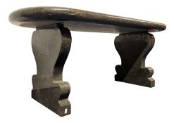 MODERN DESIGN GREEN MARBLE LOW OCCASIONAL COFFEE TABLE/SEAT