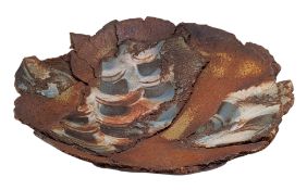 JIM ROBISON (BRITISH, 1939) - STUDIO ART STONEWARE BOWL