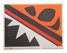 AFTER ALEXANDER CALDER - LE GRENOUILLE ET LA SCIE - REPRODUCTION EXHIBITION POSTER