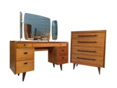 LEBUS FURNITURE - LINK RANGE - CHEST OF DRAWERS & DRESSING TABLE