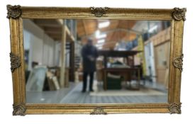 LARGE 29TH CENTURY STYLE FRENCH ROCOCO GILT MIRROR