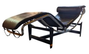AFTER LE CORBUSIER - CASSINA TYPE LC4 CHAISE LOUNGE CHAIR
