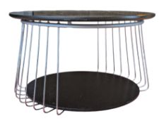 MODERN DESIGNER ROUNDED COFFEE TABLE