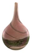 MDINA - LOLLIPOP STRATA DESIGN GLASS VASE