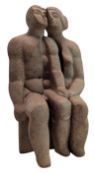 PETER WRIGHT (1911-2003) - 20TH CENTURY STUDIO ART POTTERY FIGURAL SCULPTURE
