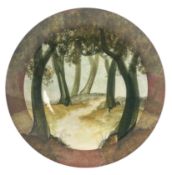 RALPH JANDRELL - 20TH CENTURY STUDIO ART POTTERY STONEWARE CHARGER PLATE