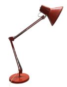 HCF DENMARK - A MID CENTURY DANISH MODERN DESIGN ANGLEPOISE DESK LAMP